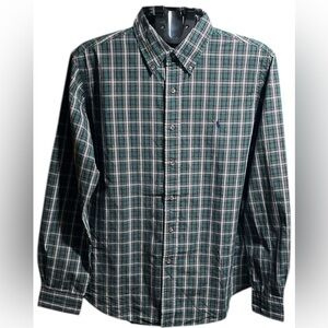Ralph Lauren Green and Blue Plaid Shirt